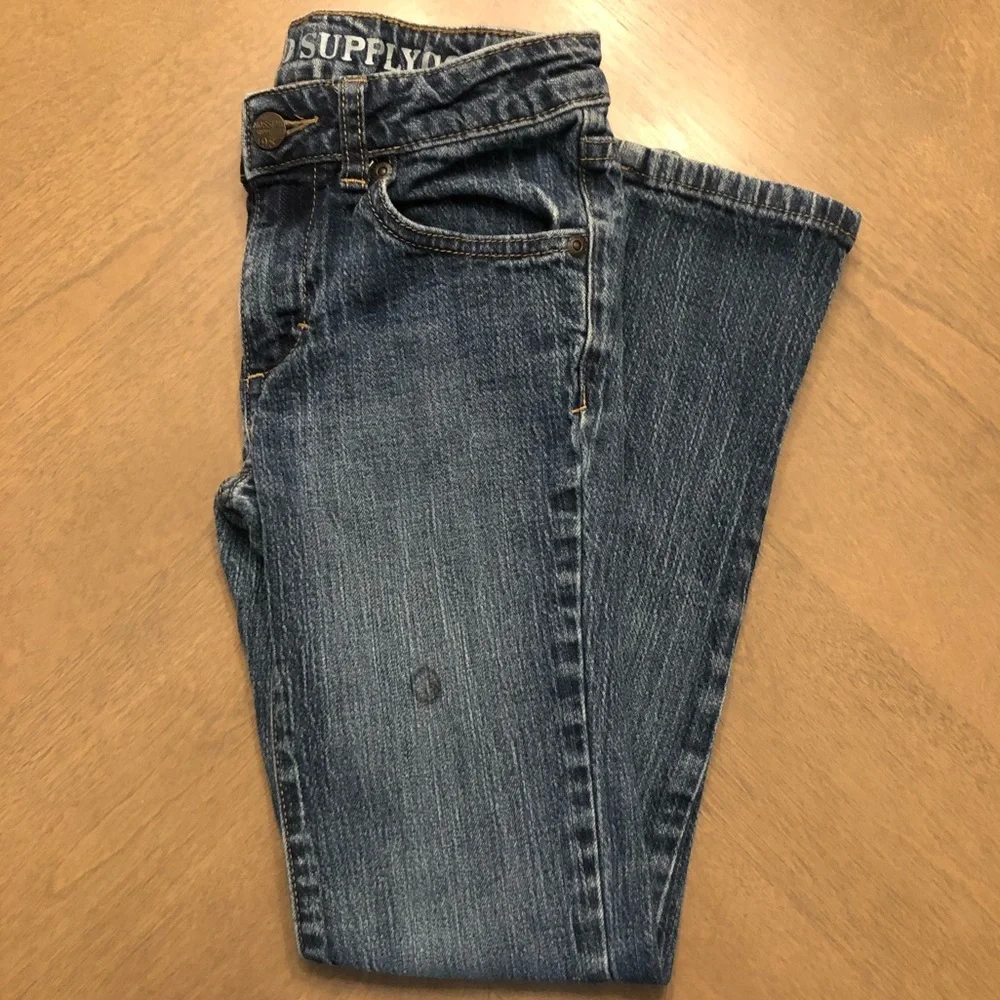 Girls Mossmo Supply Co. Denim Blue Jeans - Picture 2 of 5